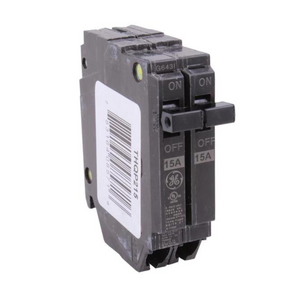 Breaker Ge Thqp215 2P 15Amp 1/2" Ul