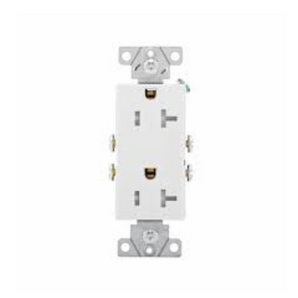 TOMA ROYAL DOBLE BLANCO 20A 125V UL #TR1307W-BOX TAMPER EATON